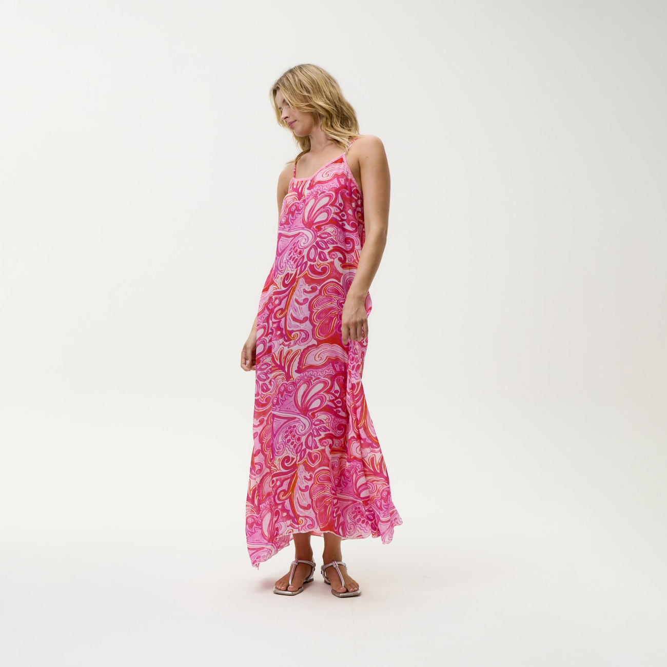 Antoinette Slip - Merida Pink Swirl