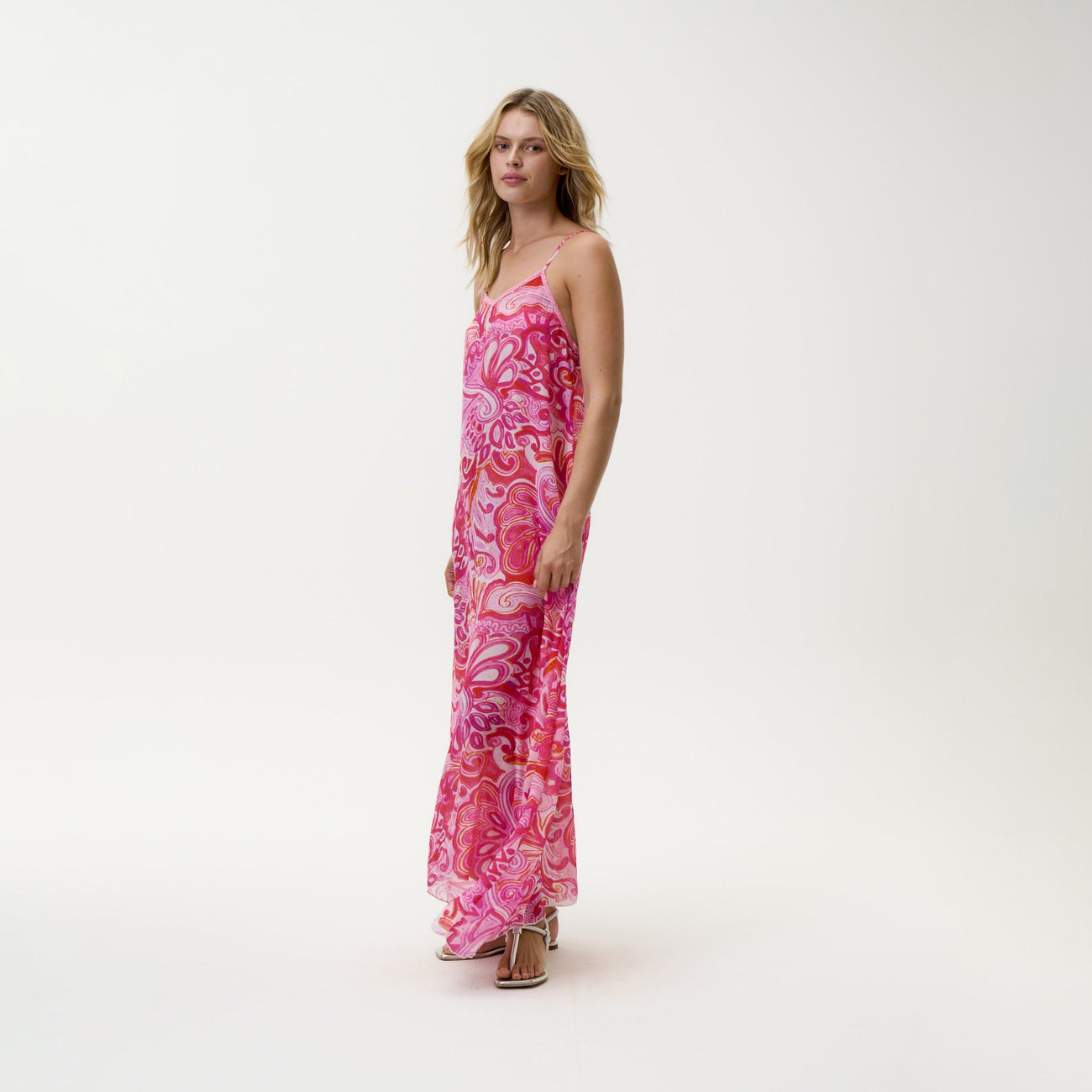 Antoinette Slip - Merida Pink Swirl