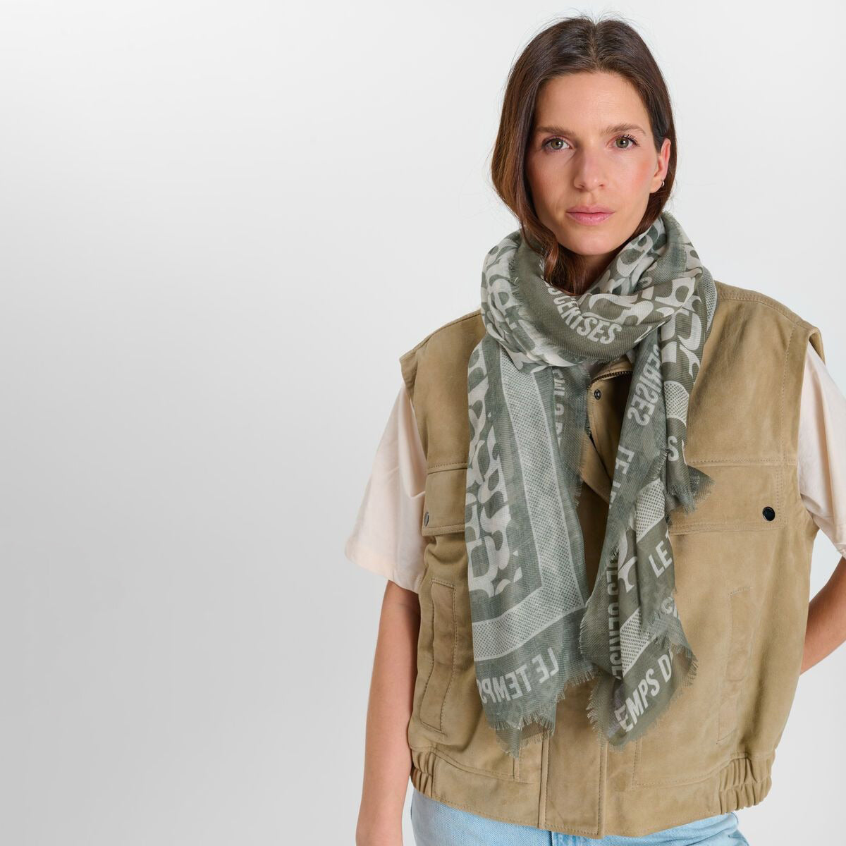 Mono Scarf - Khaki