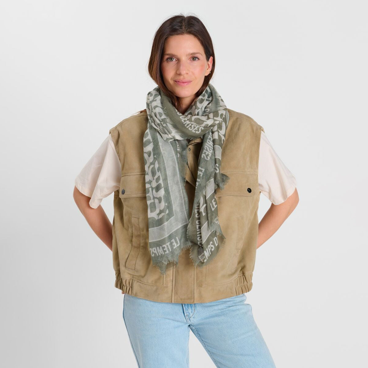 Mono Scarf - Khaki