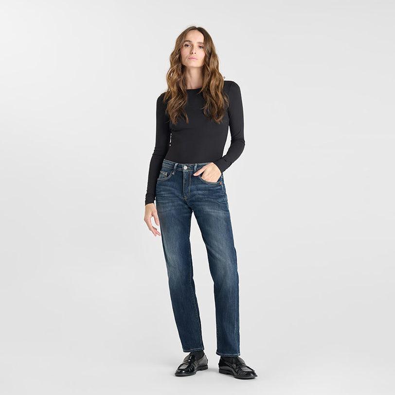 Sea Blue Boyfit Jeans