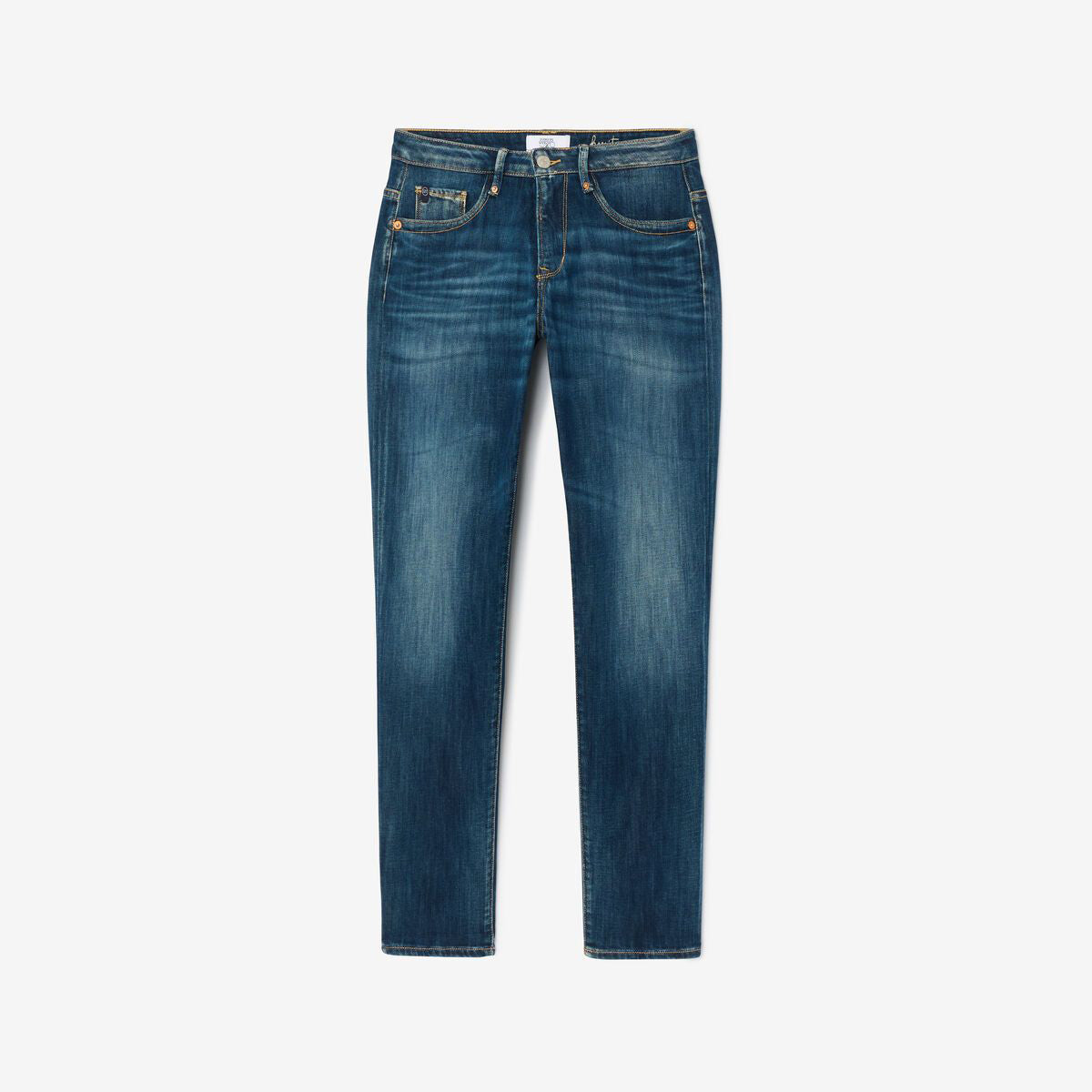 Sea Blue Boyfit Jeans