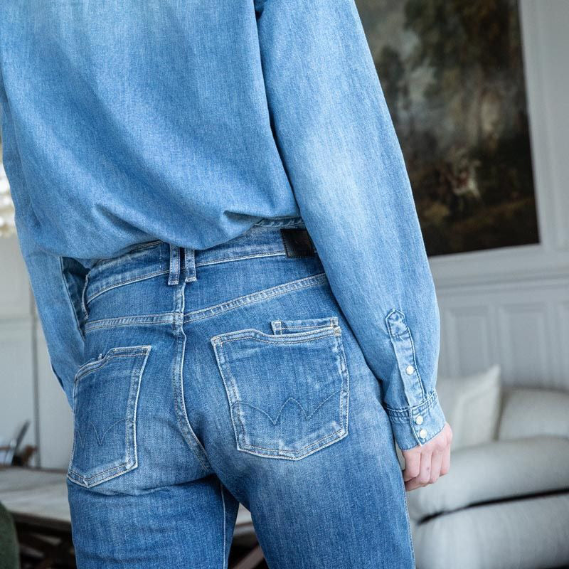 Alena Blue Mom Jeans