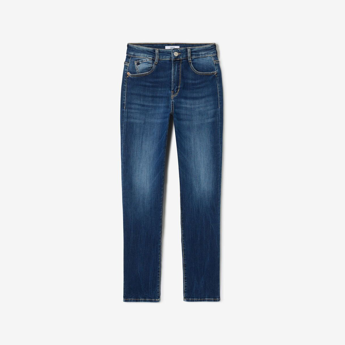 Basic Mom High-Waist - Blue