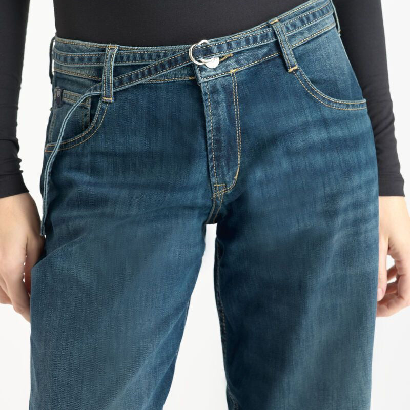 Lauryn Jab Wide Leg Jeans - Blue