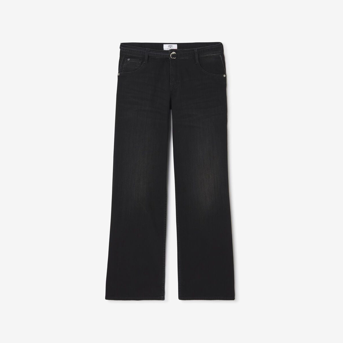 Lauryn Jab Wide Leg Jeans - Black