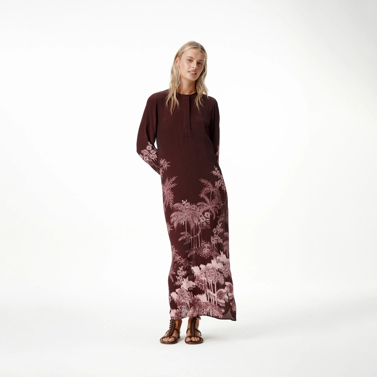 ~ Sienna Dress - Sangria Palm
