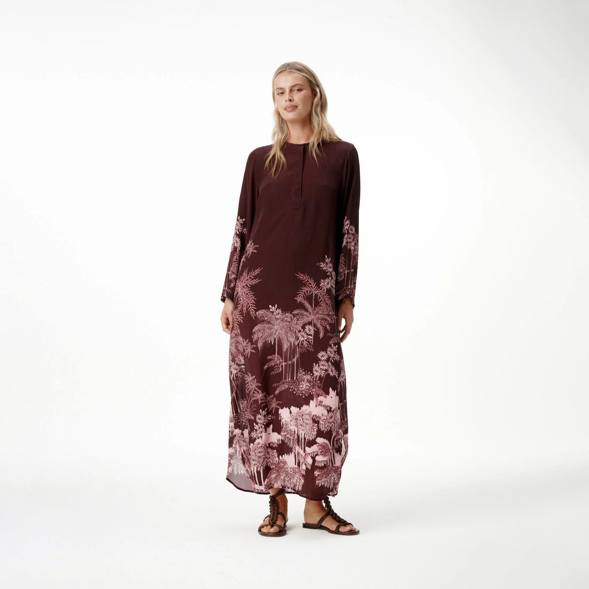 ~ Sienna Dress - Sangria Palm