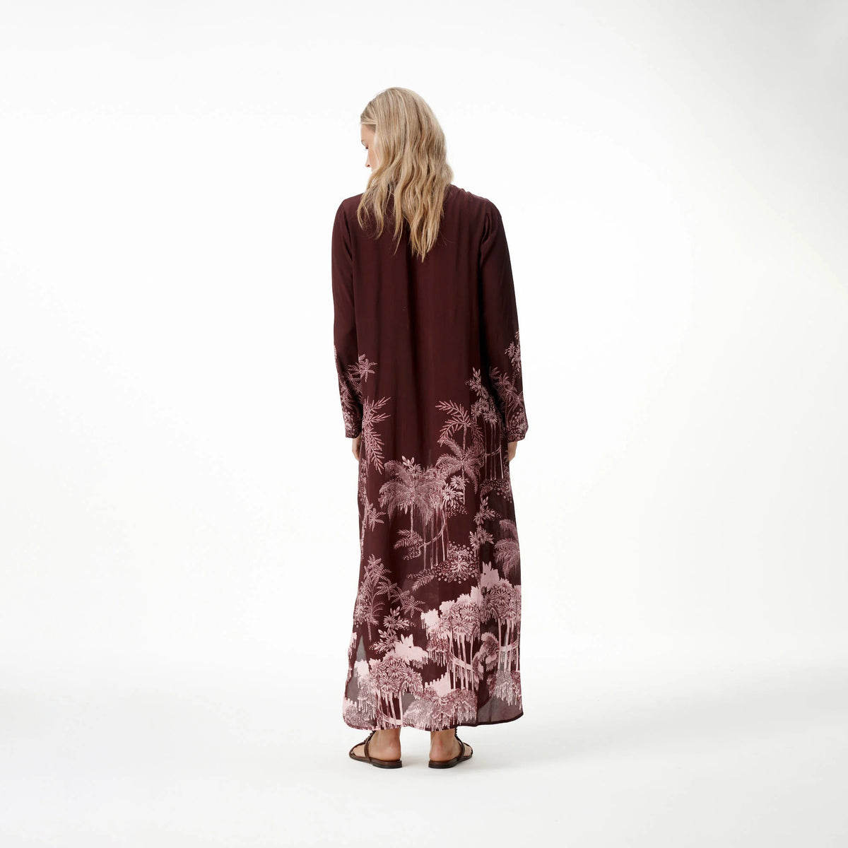 ~ Sienna Dress - Sangria Palm