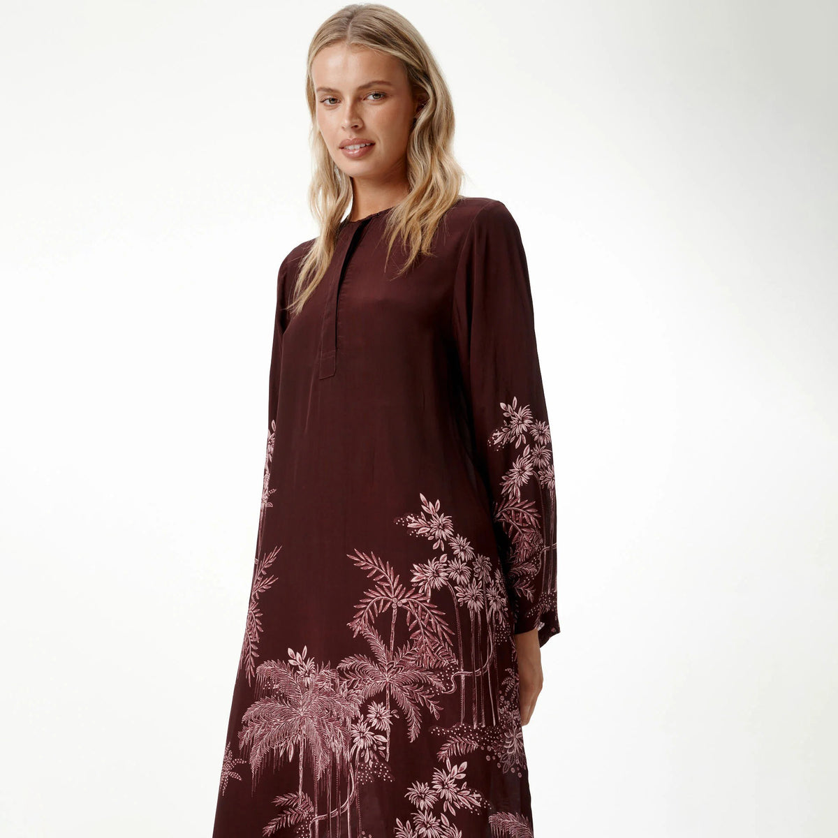 ~ Sienna Dress - Sangria Palm