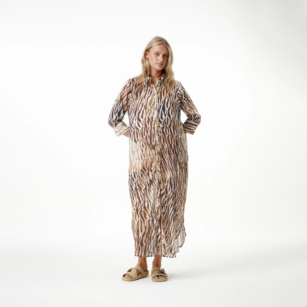 ~ Long Daisy Dress - Savanna