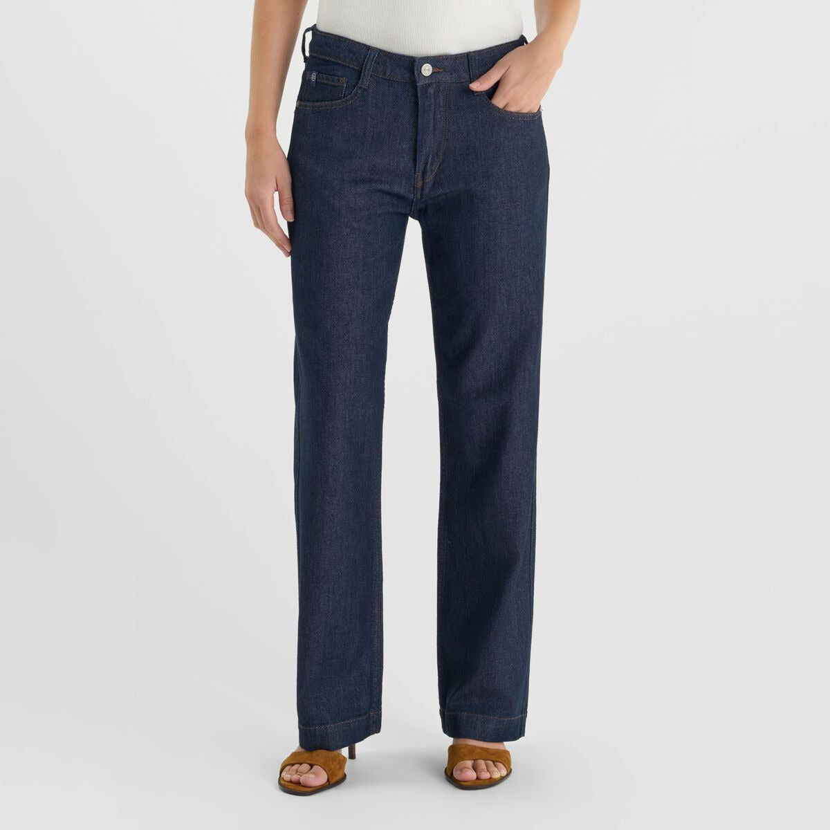 Basic Raw Blue Jeans