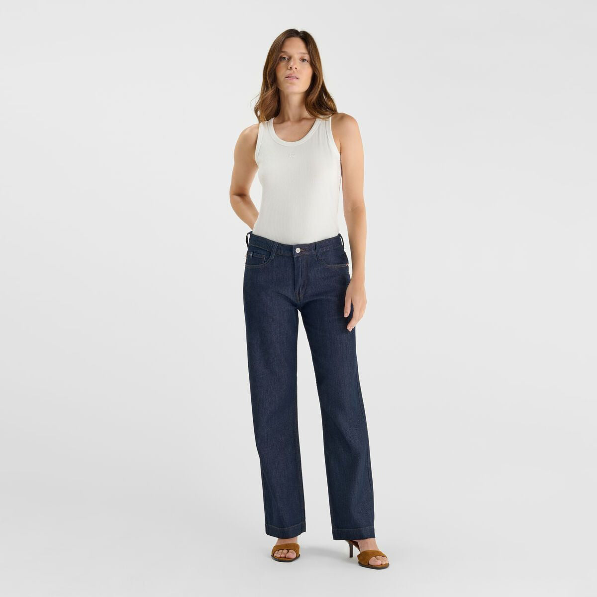 Basic Raw Blue Jeans