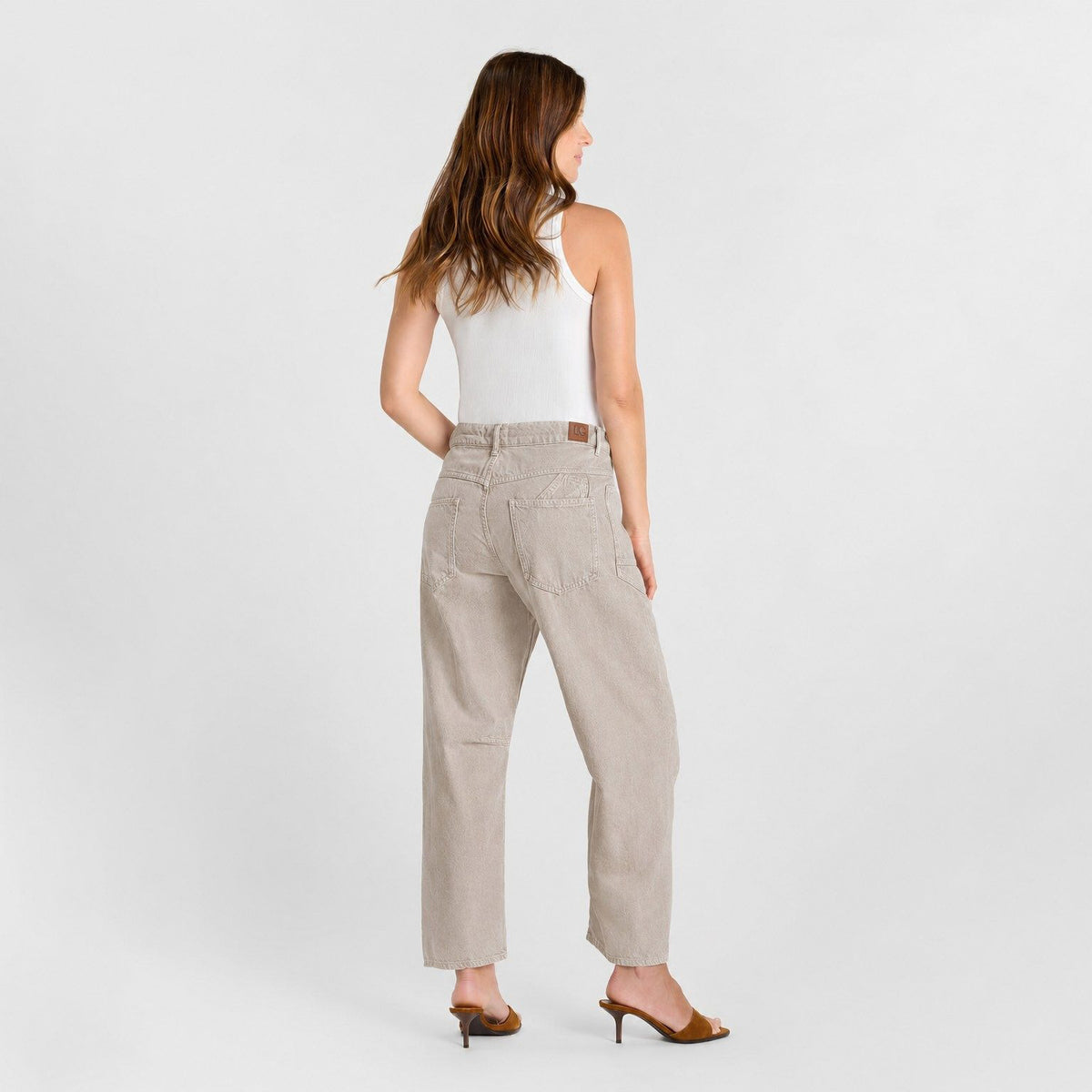 Madie Balloon Jeans - Cobblestone