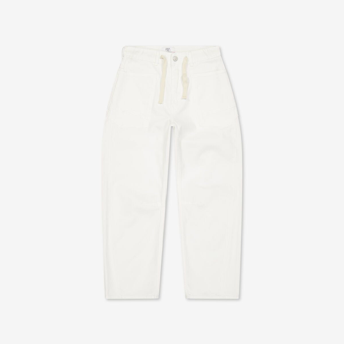 Madie White Balloon Jeans