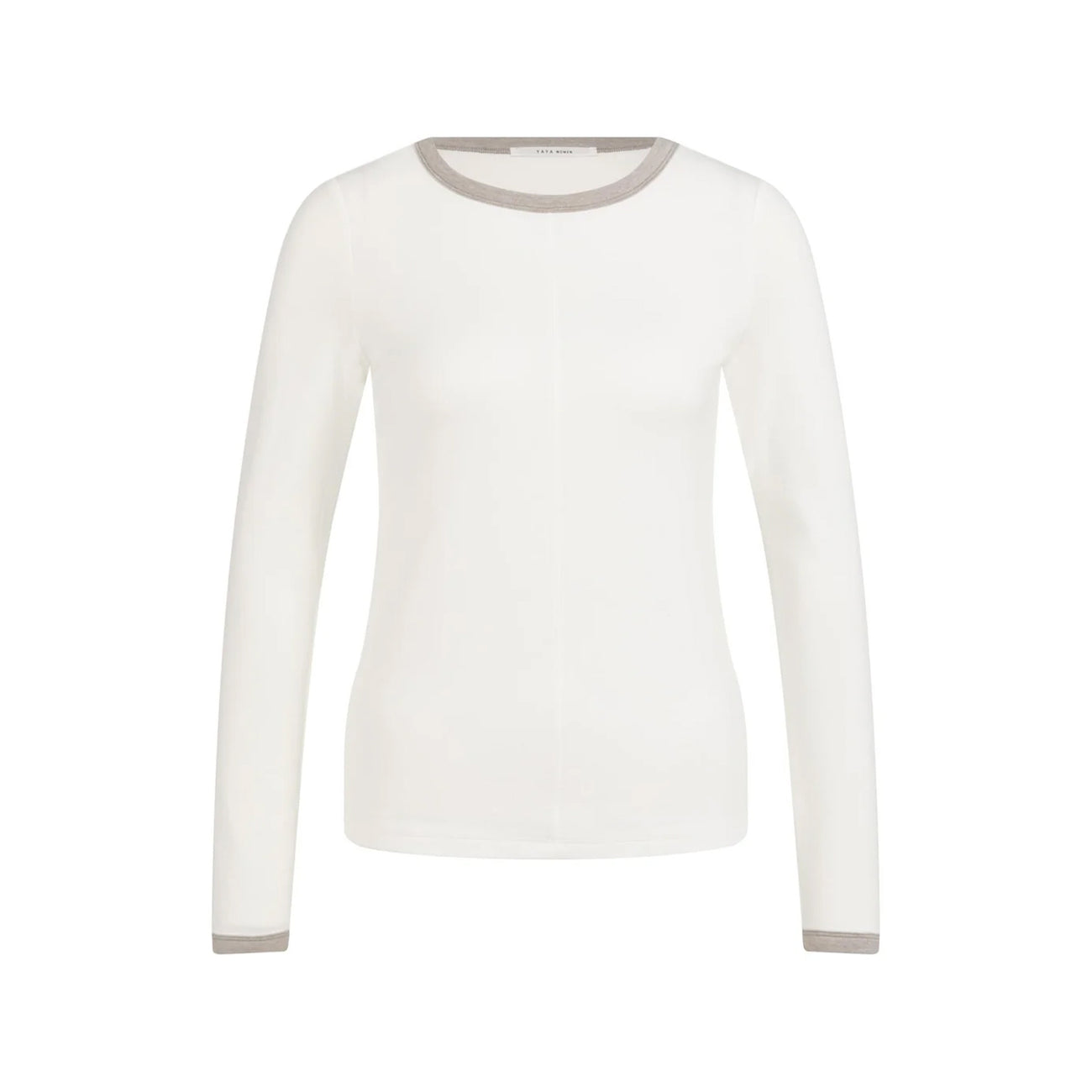 Long Sleeve Top with Contrast Trims