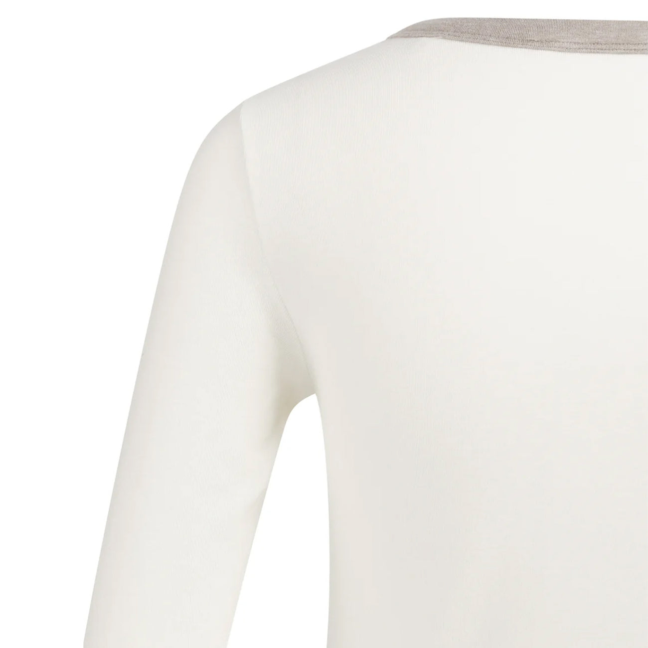 Long Sleeve Top with Contrast Trims
