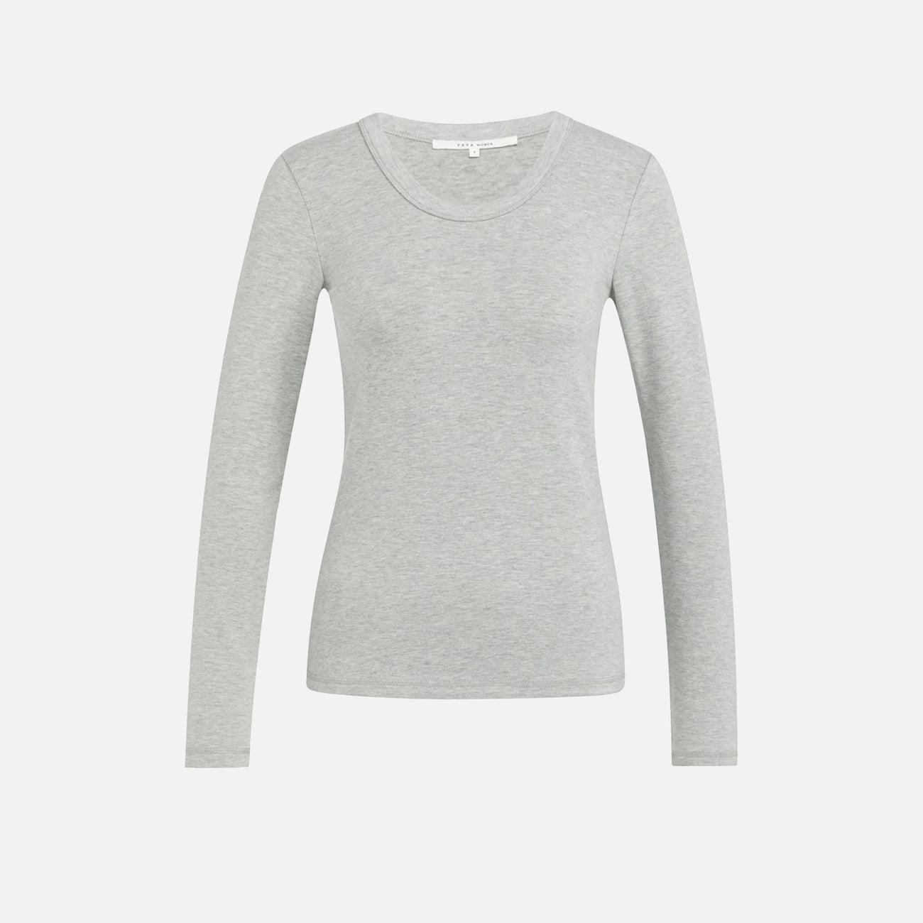 Long Sleeve T-Shirt with Round Neckline
