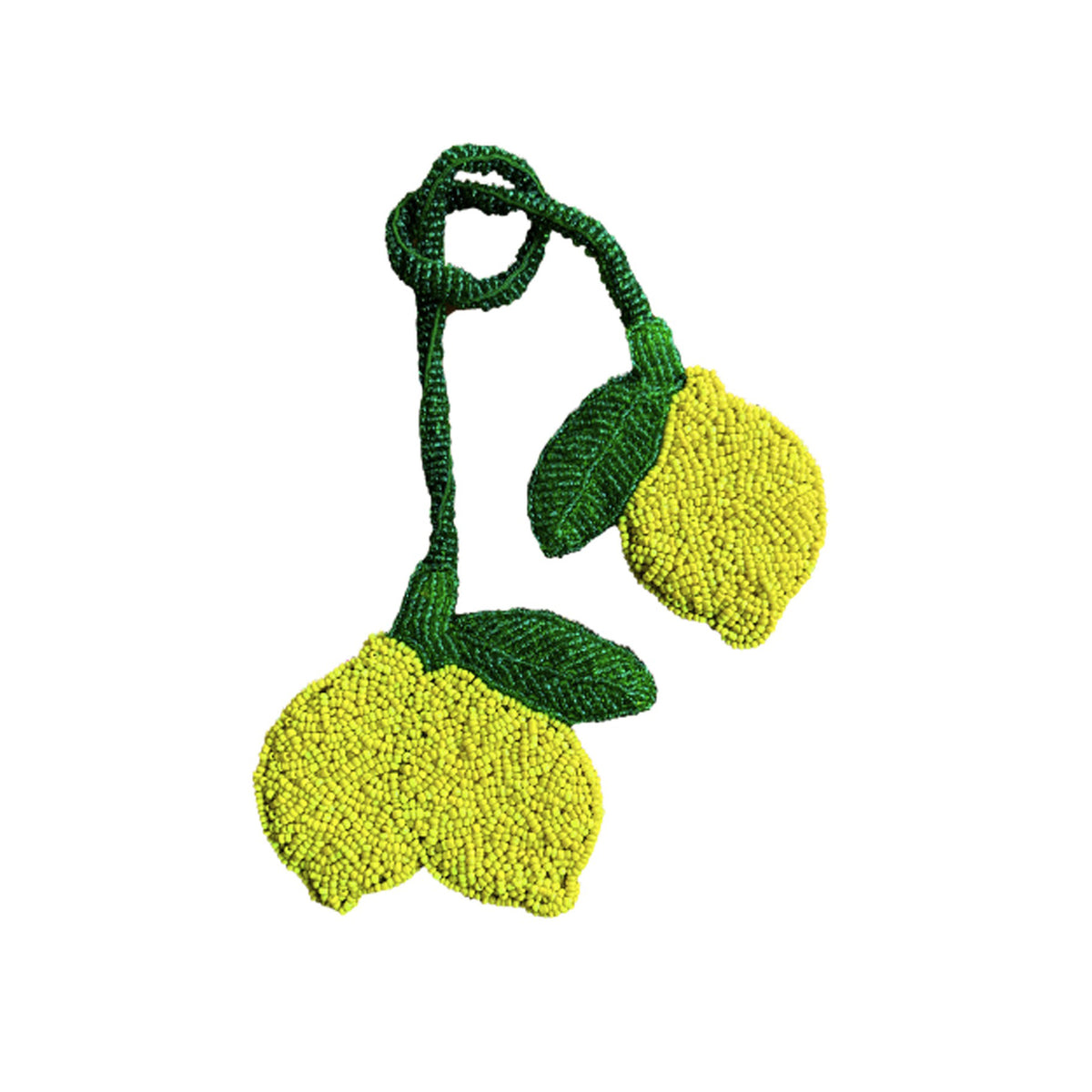 Double Lemon Charm Keyring