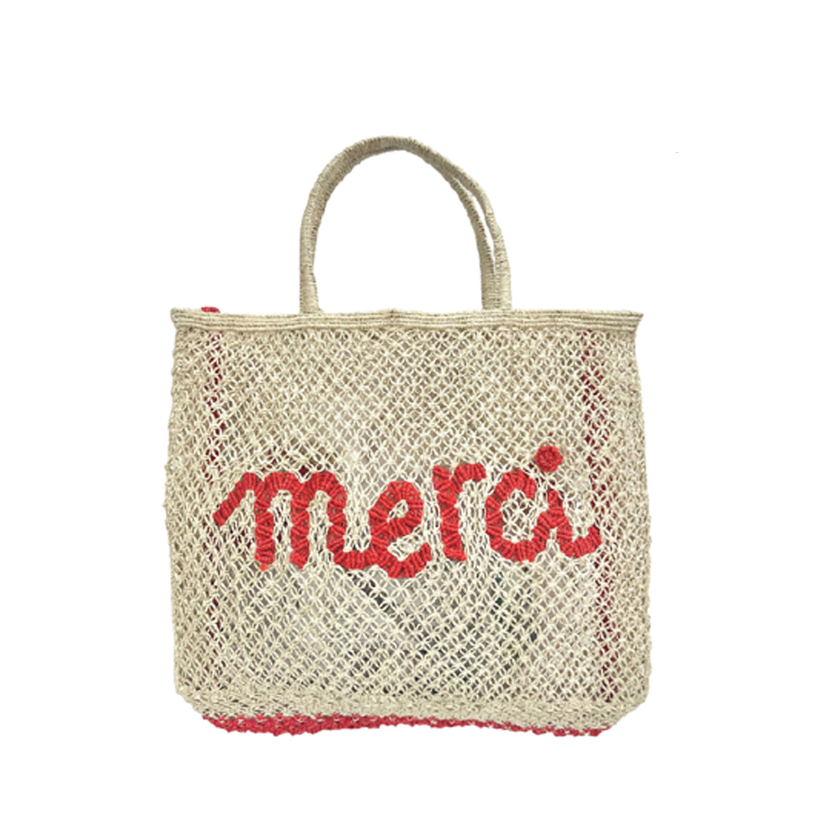 Small Merci Jute Bag - Natural