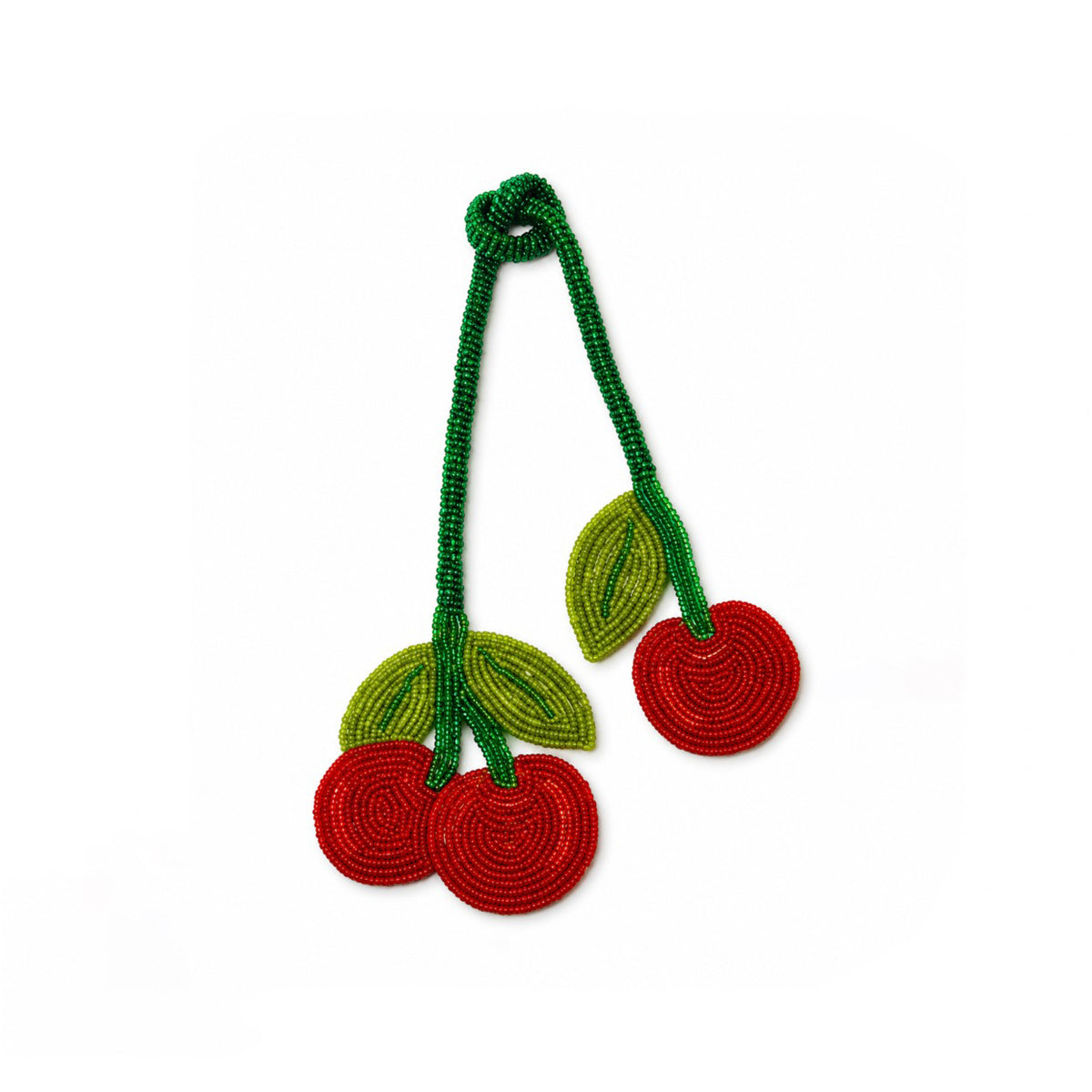 Double Cherry Charm Keyring