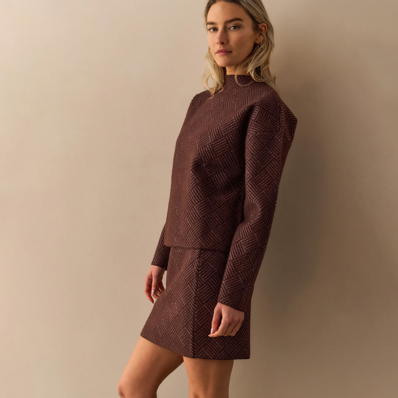 Jacquard Knitted Skirt