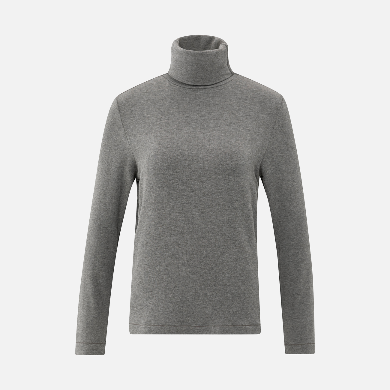 Heavy Jersey Top with Roll Neck