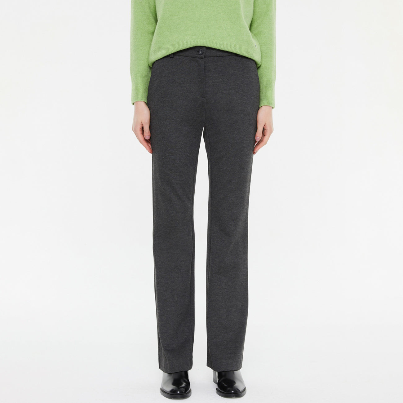 High Rise Flared Trousers