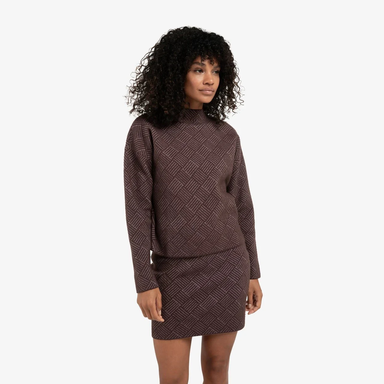 Jacquard Knitted Skirt