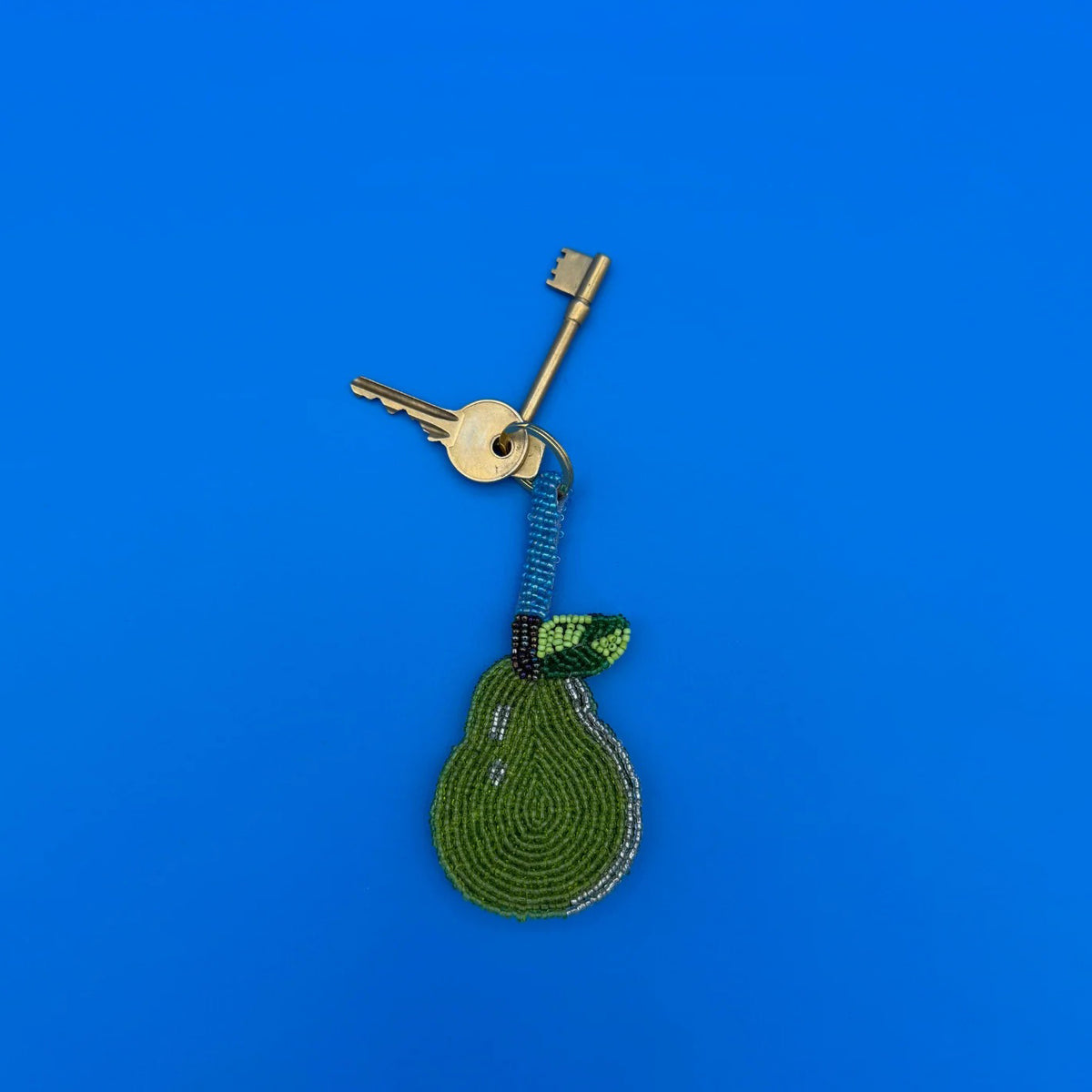 Pear Charm Keyring