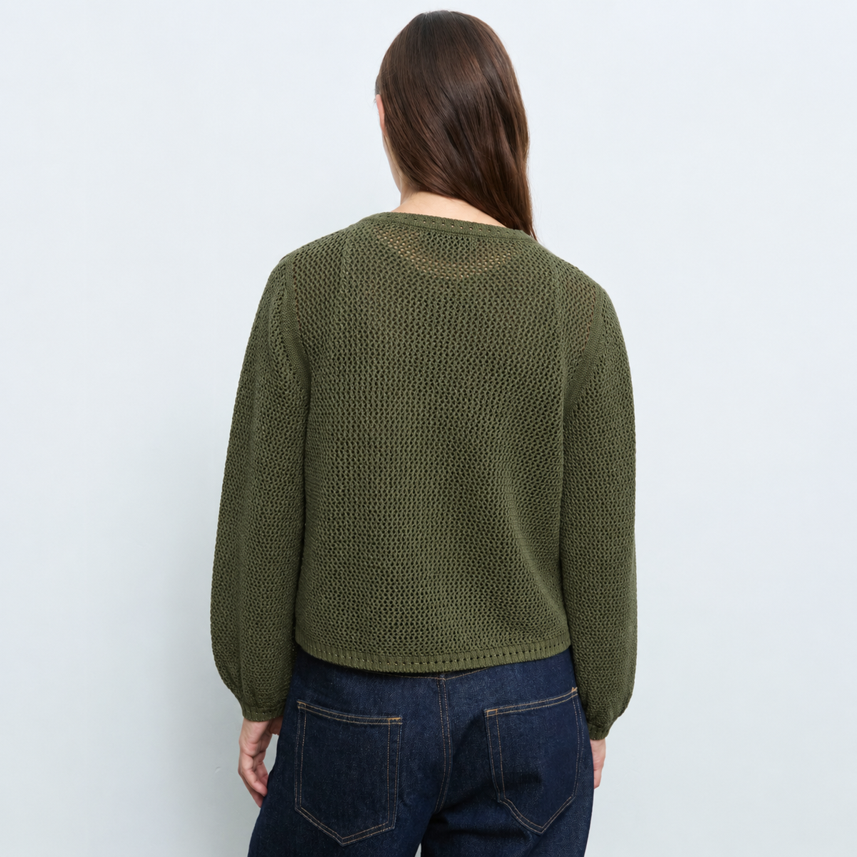 Knit Cardigan - Khaki
