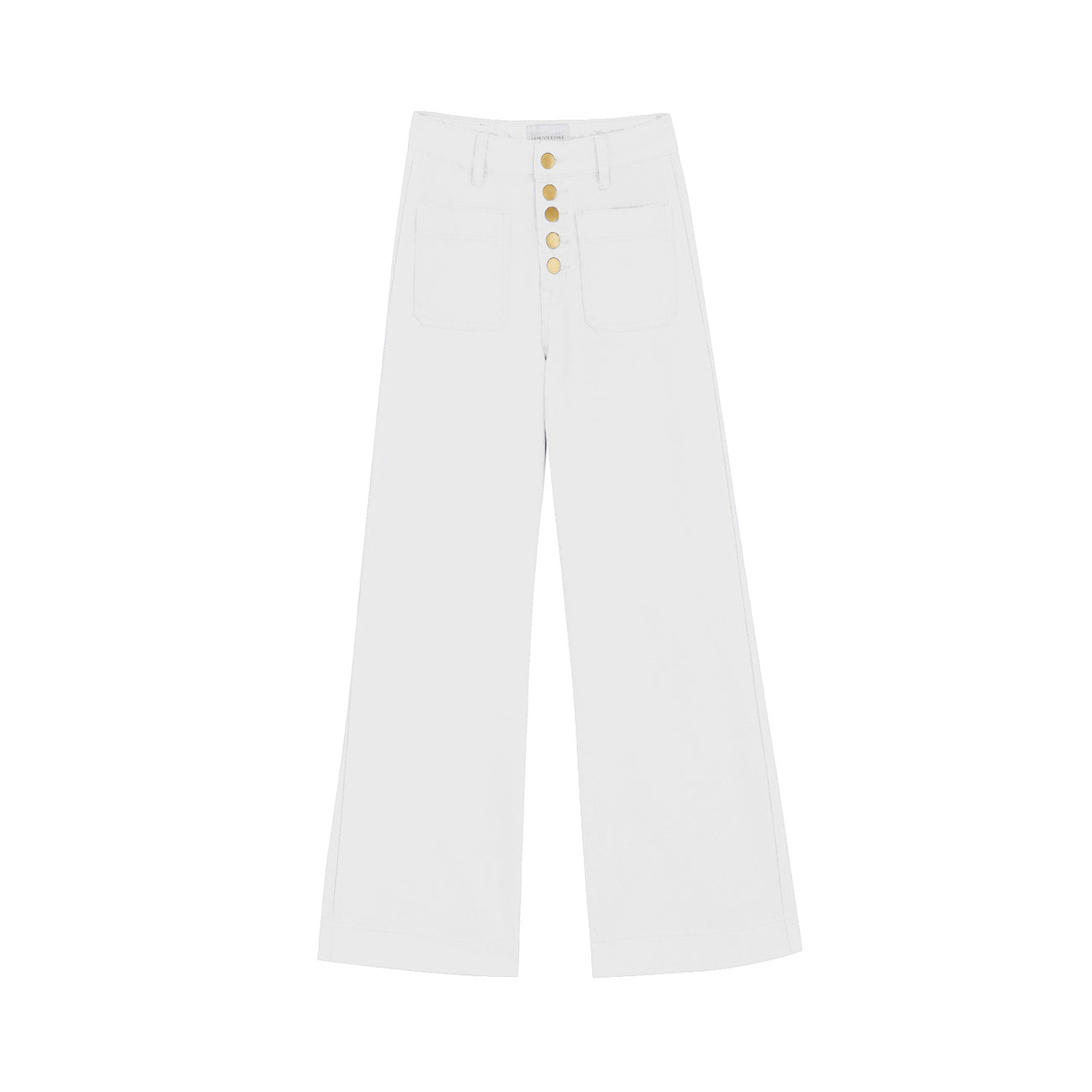 Atlanta Wide-Leg Jeans - Blanc