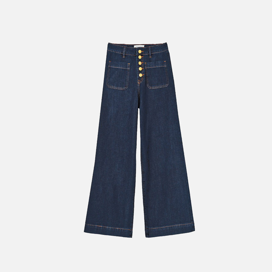 Atlanta Wide-Leg Jeans - Brut