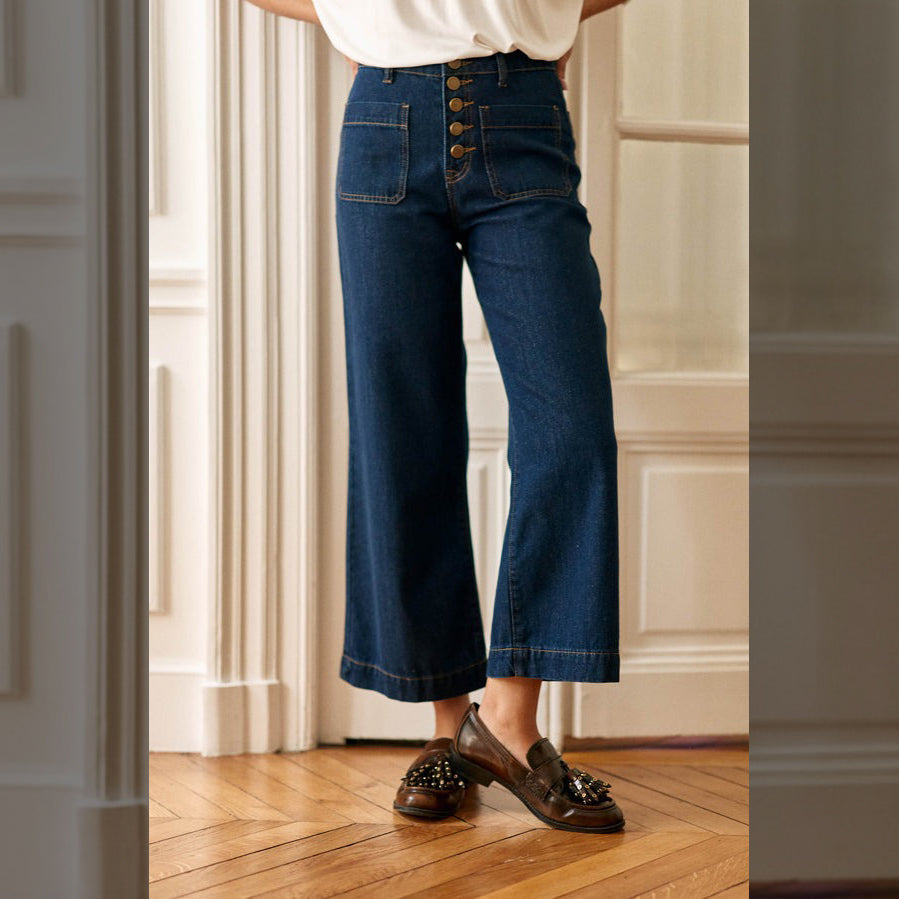 Atlanta Wide-Leg Jeans - Brut