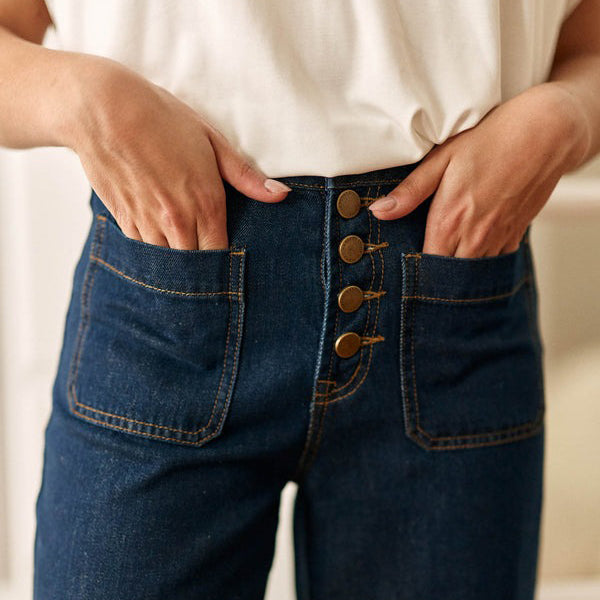 Atlanta Wide-Leg Jeans - Brut