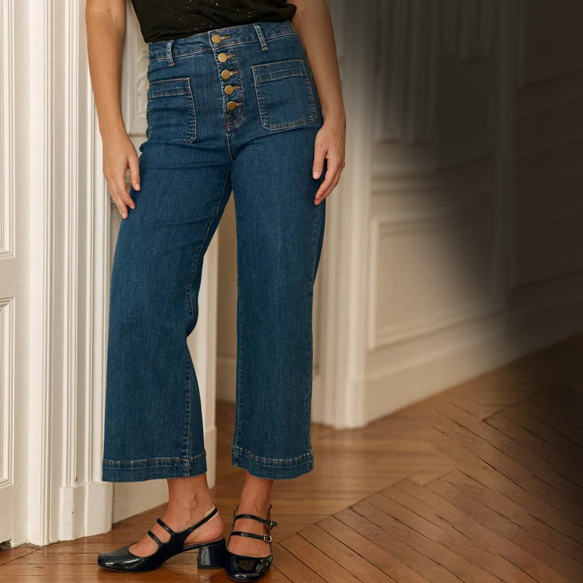 Atlanta Wide-Leg Jeans - Wash