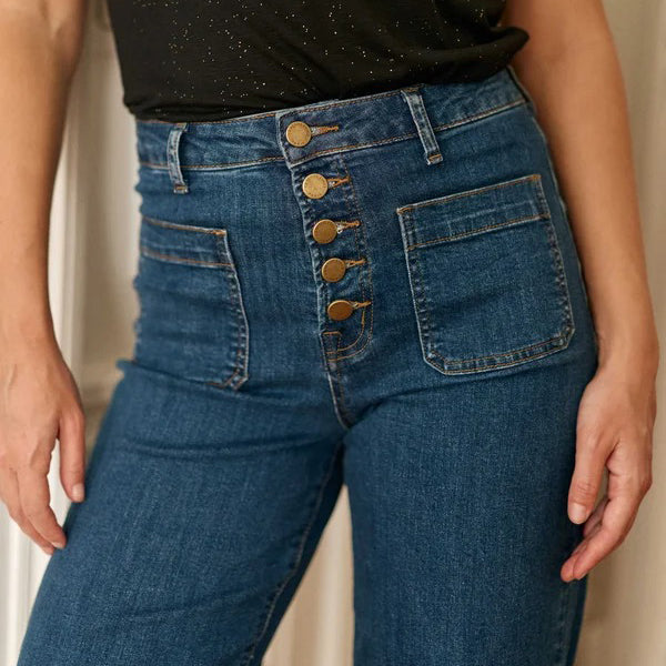 Atlanta Wide-Leg Jeans - Wash