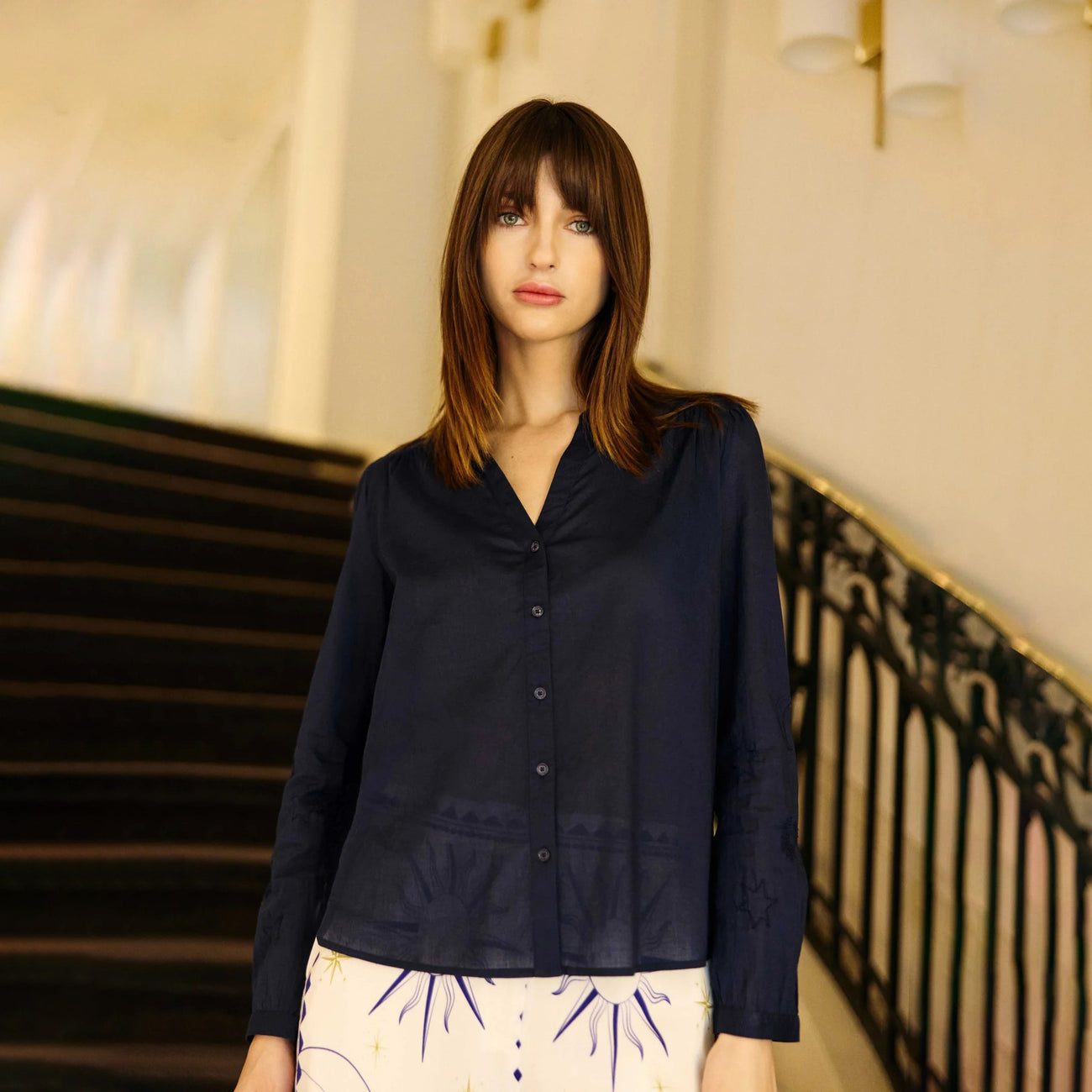 Belyne - Embroidered Blouse
