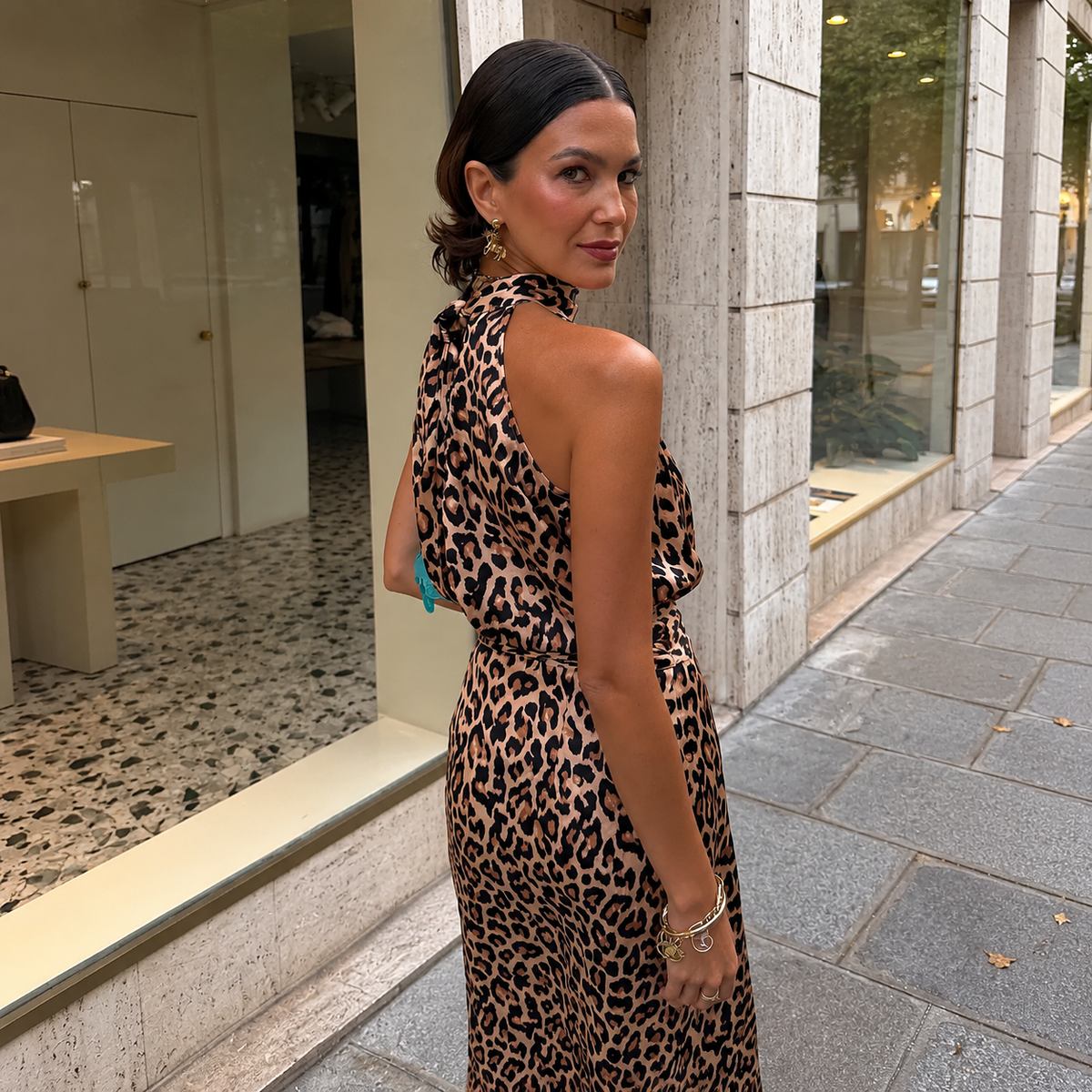 Leopard Lily Top
