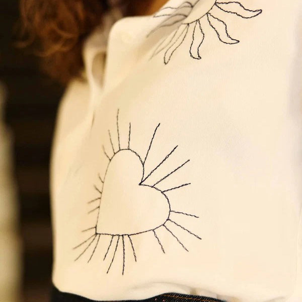 Chania - Embroidered Blouse
