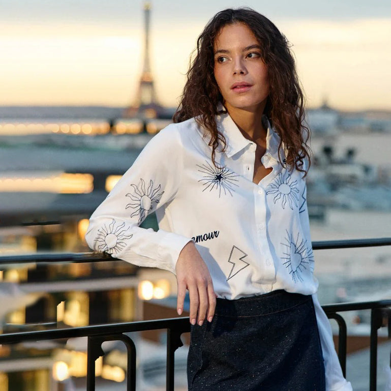 Chania - Embroidered Blouse