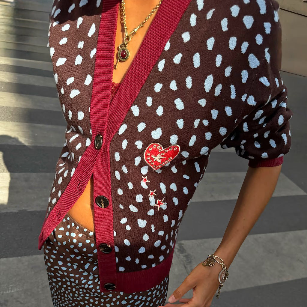 Chocolate Deer Cardigan