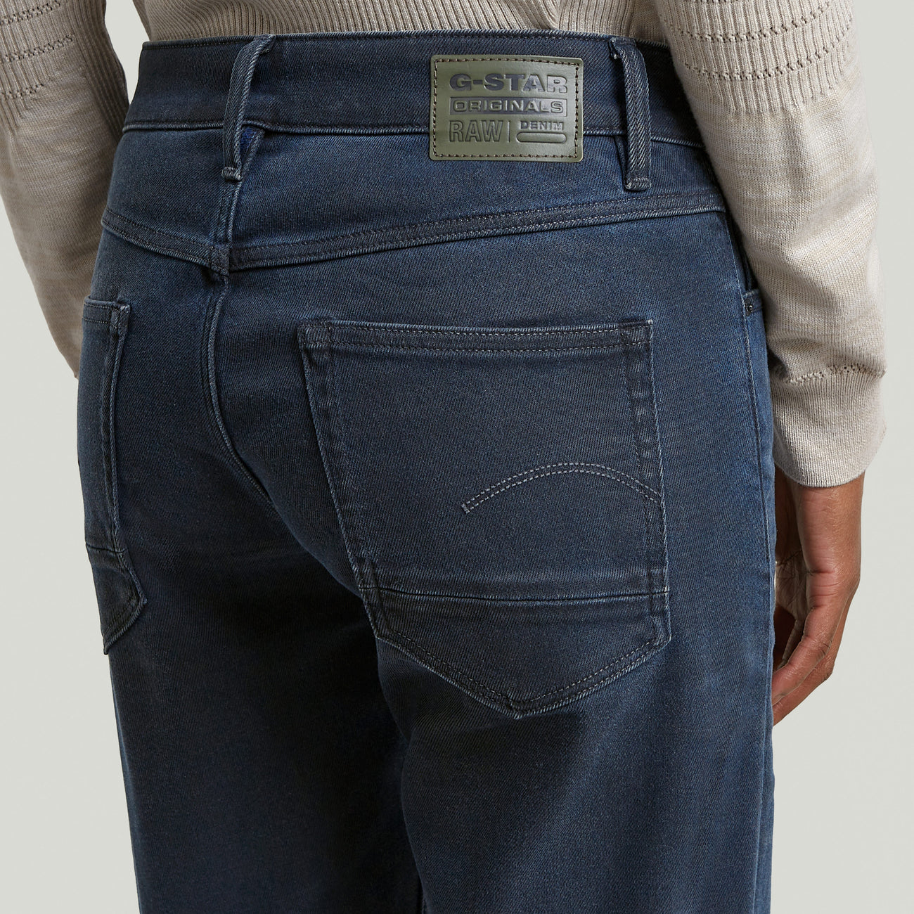 Kate Boyfriend Jeans - Rinsed Blue Ink Coated