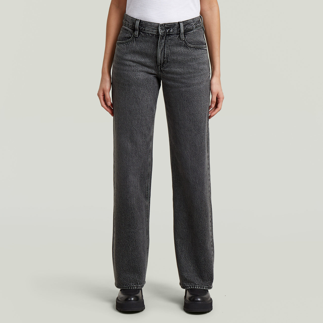 Judee Loose Jeans - Grey