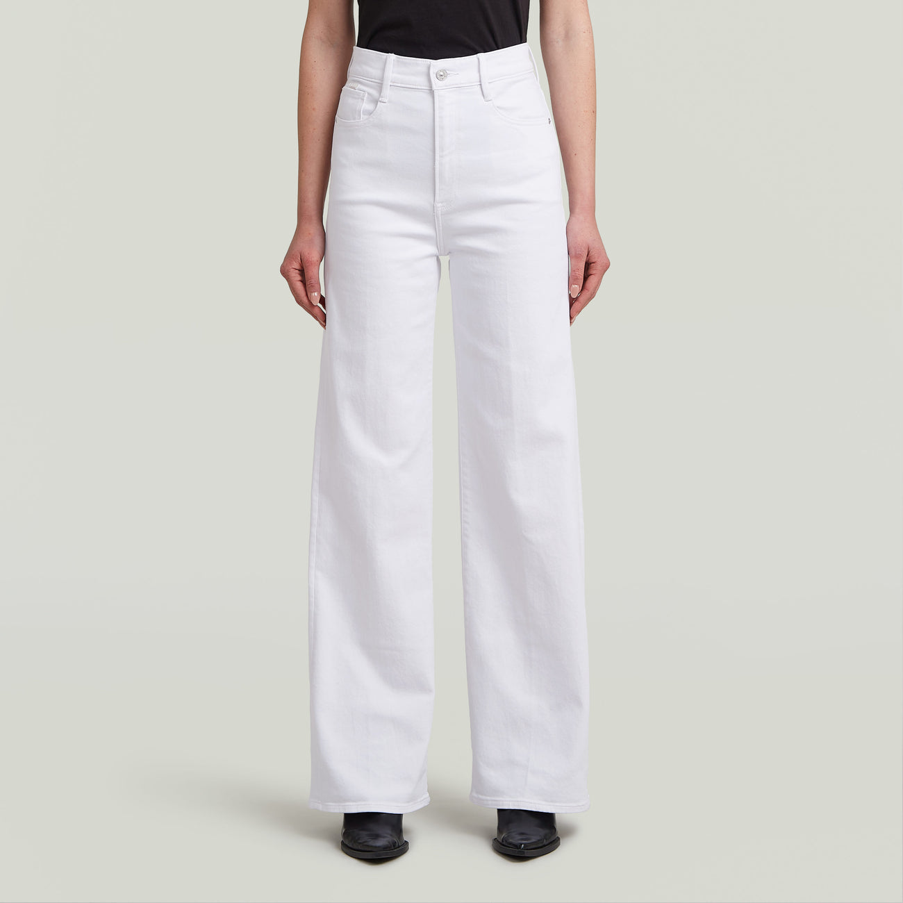 Deck 2.0 High Loose Jeans - White
