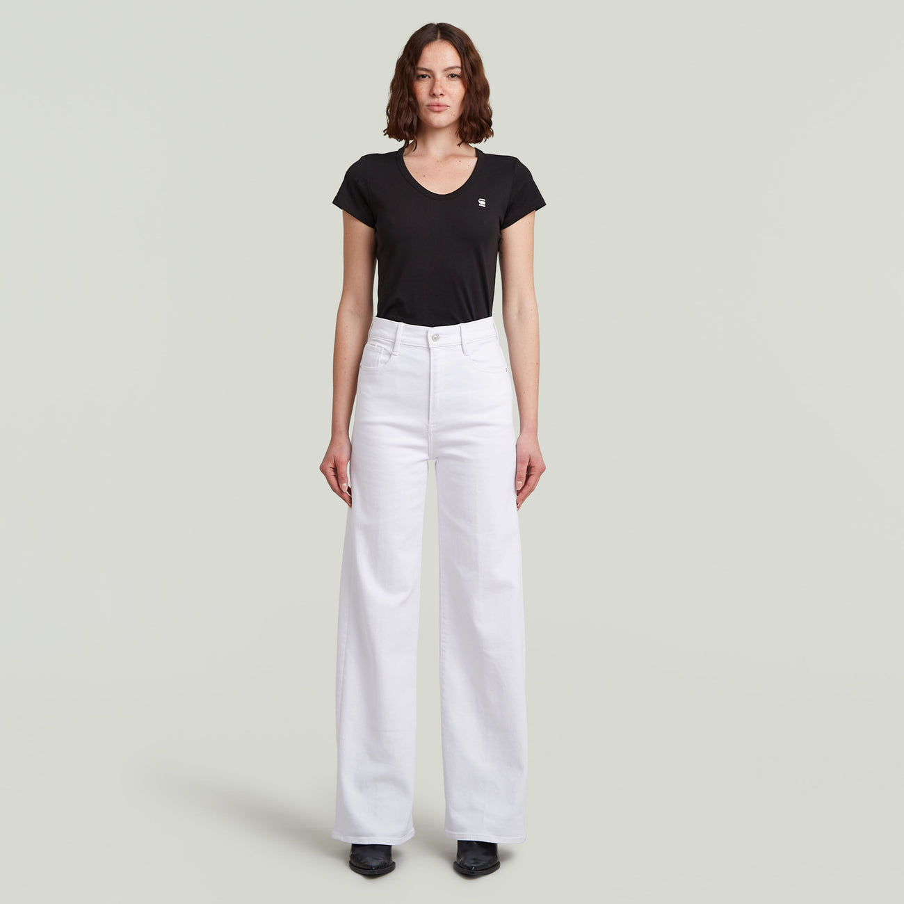 Deck 2.0 High Loose Jeans - White