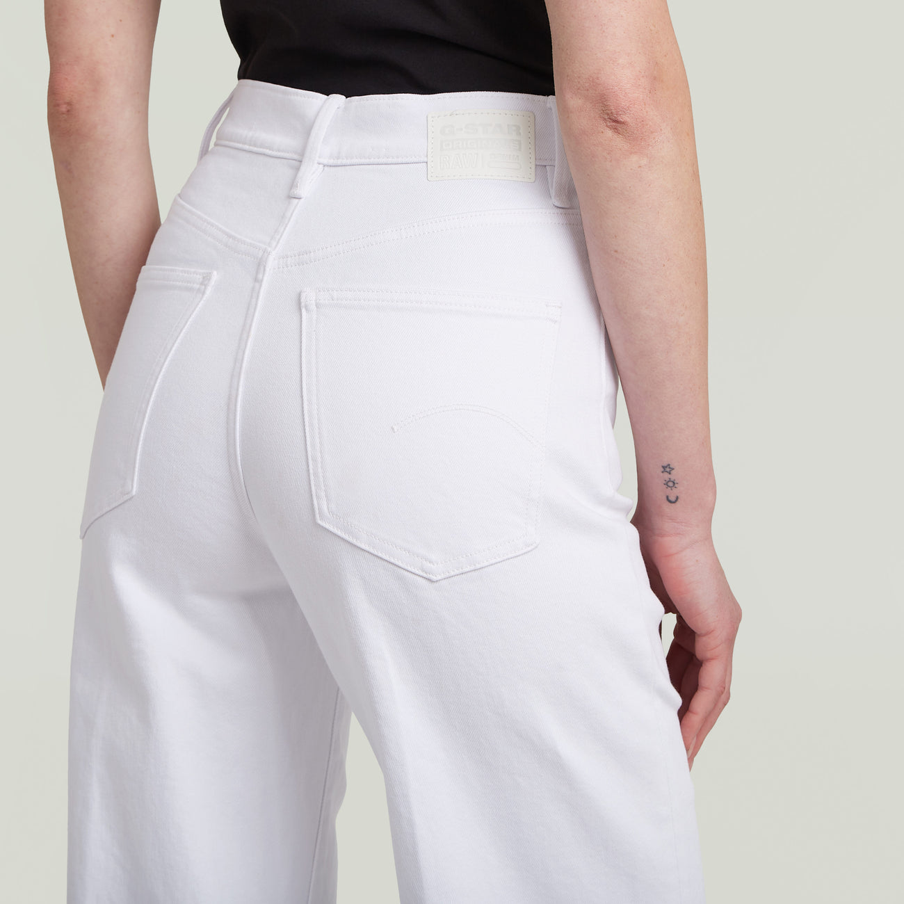 Deck 2.0 High Loose Jeans - White