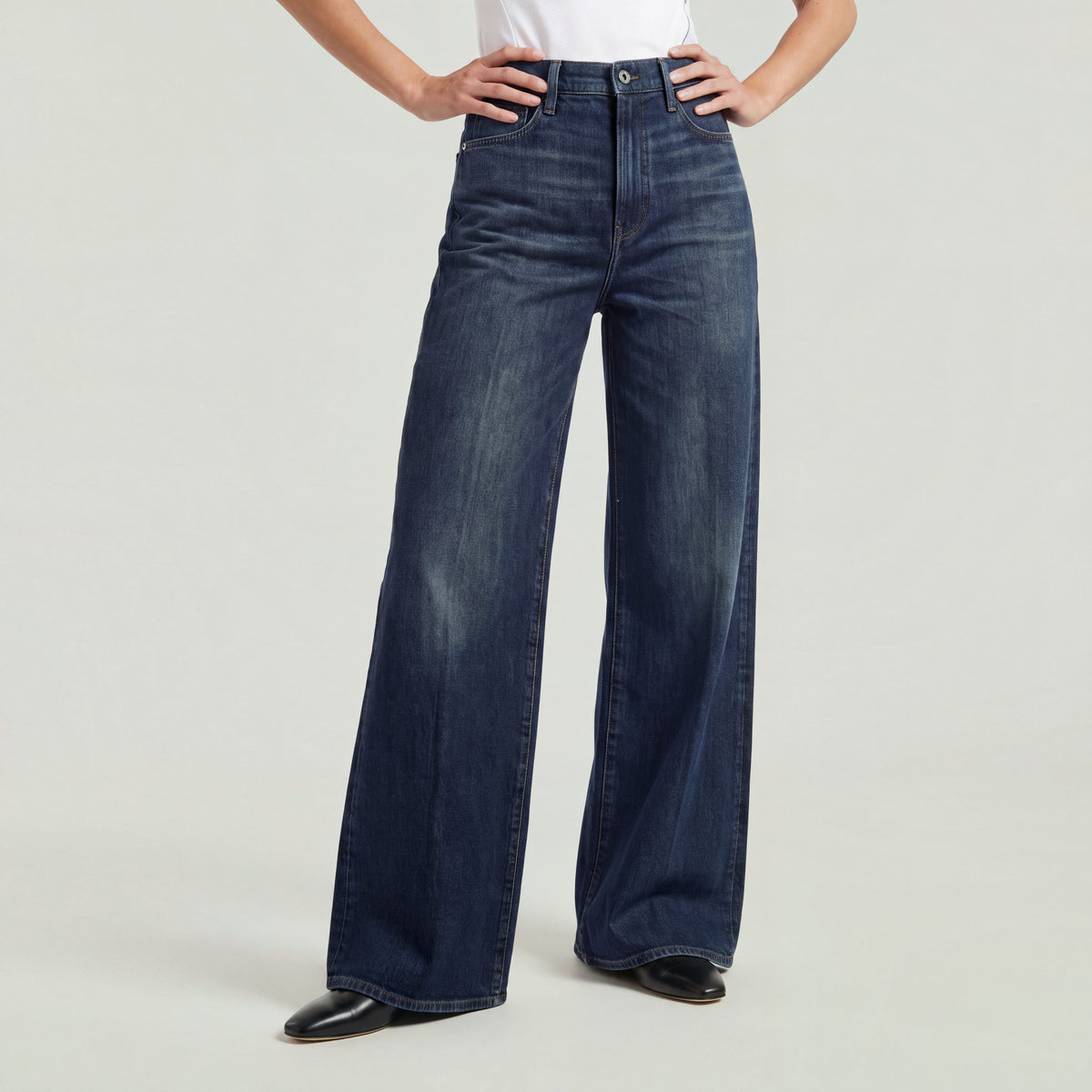 Deck 2.0 High Loose Jeans - Dark Blue