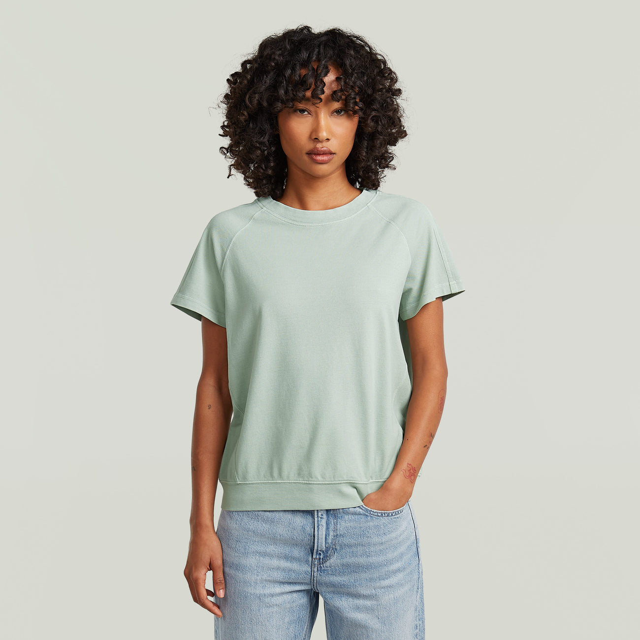 Raglan T-Shirt - Pale Green