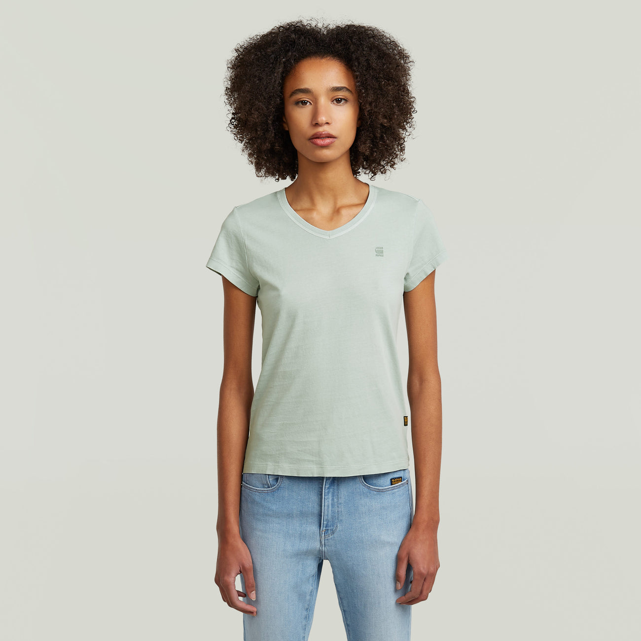 Overdyed Eyben Slim V T-Shirt 2.0 - Green